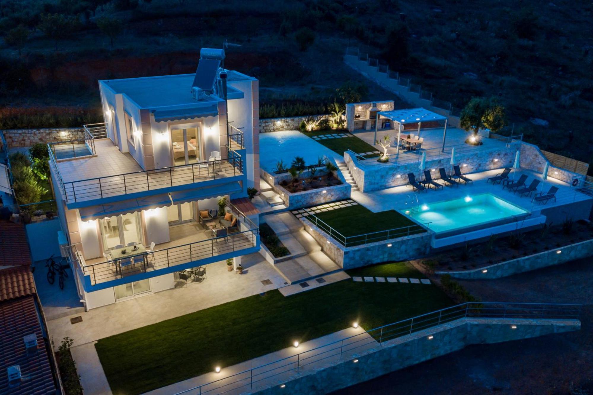 Villa Oasis Galatas  Luaran gambar